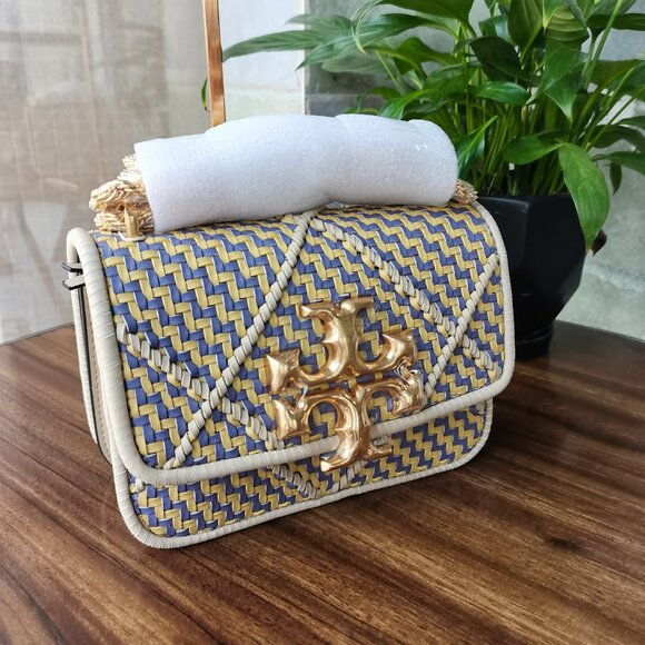 NEW TORY BURCH Small Eleanor Braided Shoulder Bag - Picture 5 of 13